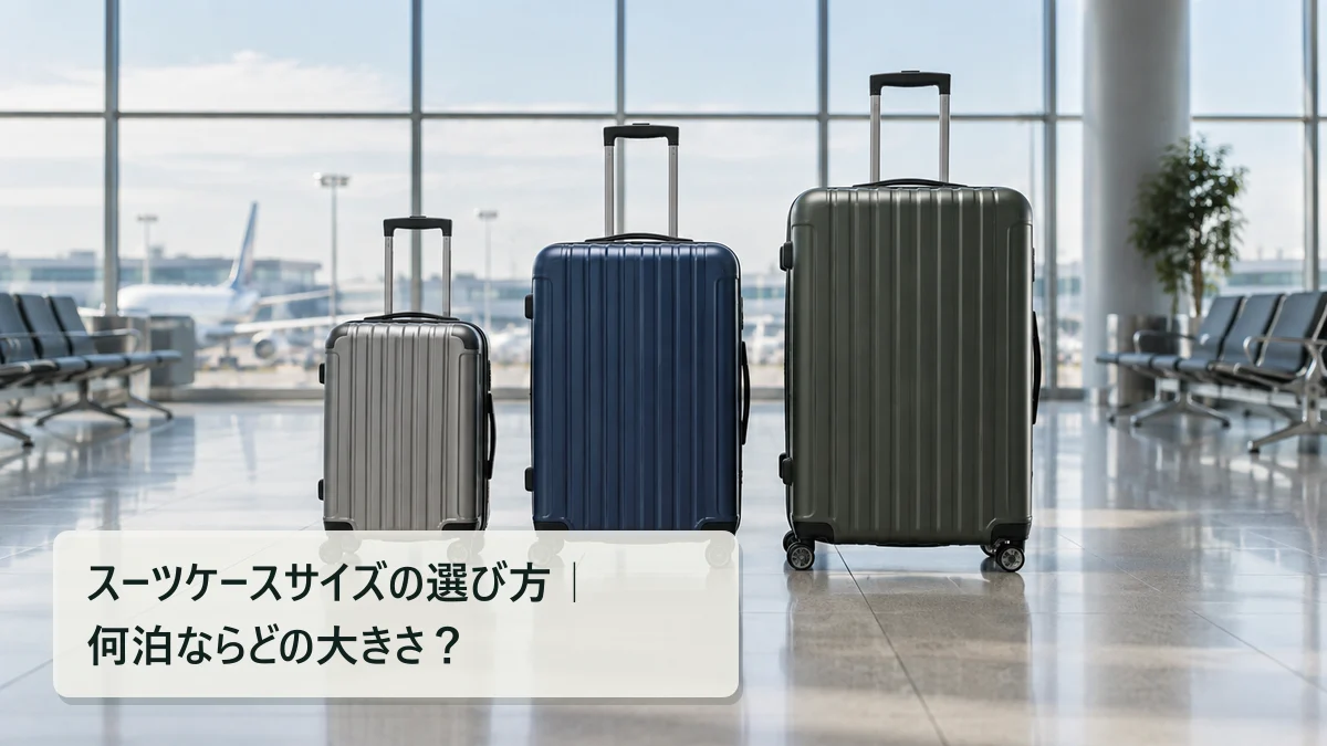 スーツケースサイズの選び方|何泊ならどの大きさ?|買いボーダー