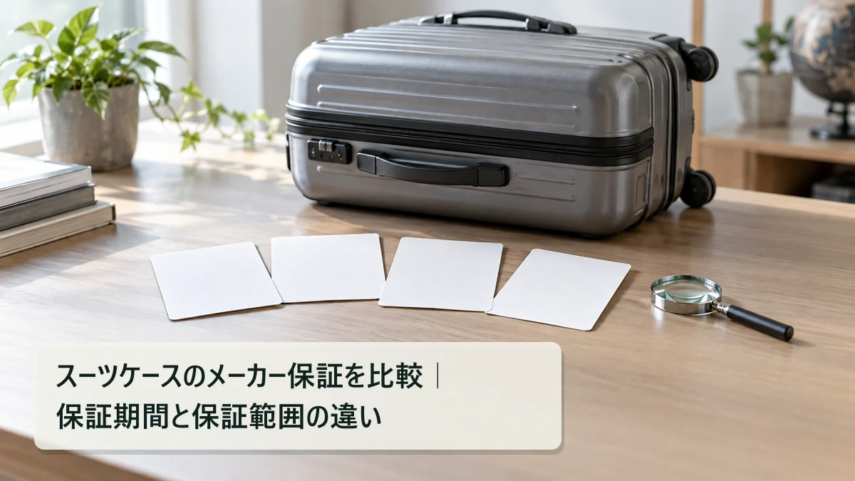 スーツケースのメーカー保証を比較｜保証期間と保証範囲の違い｜買いボーダー